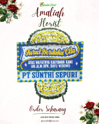 Papan Bunga Duka di Siantan Selatan