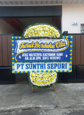 Papan Bunga Duka di Siantan Selatan