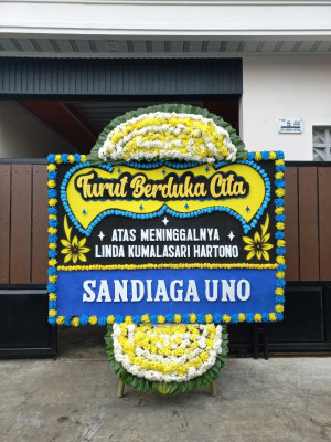 Papan Bunga Duka di Siantan Selatan