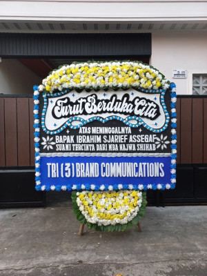 Papan Bunga Duka di Siantan Selatan